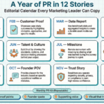 A Year of PR in 12 Stories The Editorial Calendar Every Marketing Leader Can Copy